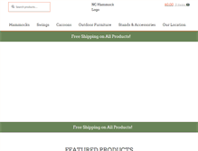 Tablet Screenshot of nchammock.com